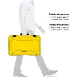 New 935 Wheeled Hard Case with Foam Insert (Yellow, 28.5L) Hard Cases & Large Equipment Bags|Hard Cases & Large Bags