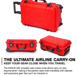 Sale 935 Wheeled Hard Case with Foam Insert (Red, 28.5L) Hard Cases & Large Equipment Bags|Hard Cases & Large Bags