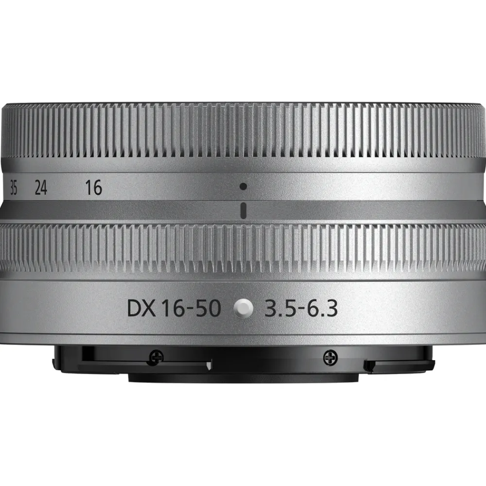 Sale NIKKOR Z DX 16-50mm f/3.5-6.3 VR Lens (Silver) Zoom Lenses