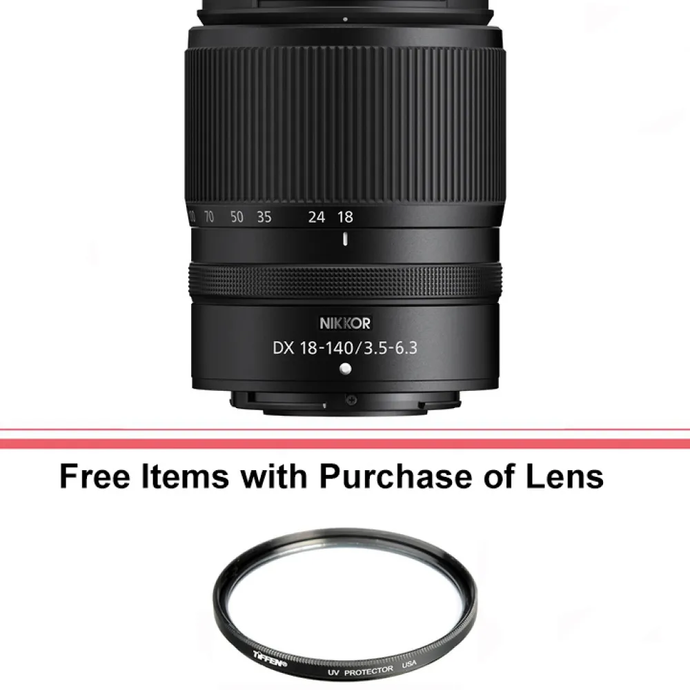Clearance NIKKOR Z DX 18-140mm f/3.5-6.3 VR Lens Zoom Lenses