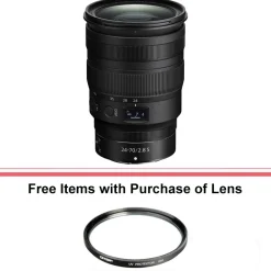 Online NIKKOR Z 24-70mm f/2.8 S Lens with Filters and Cleaning Kit Normal Lenses