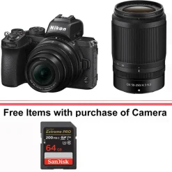 Outlet Z 50 Mirrorless Digital Camera with 16-50mm and 50-250mm Lenses Mirrorless