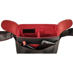 New Louis Camera Bag for Leica M11 (Black/Red Stitching) Camera Bags
