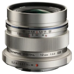 Best M. Zuiko Digital ED 12mm f/2.0 Lens (Silver) Wide Angle