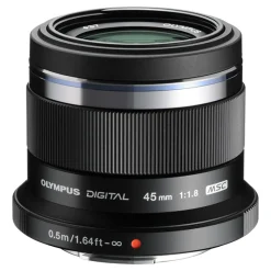 Discount M. Zuiko Digital ED 45mm f/1.8 Lens (Black) Normal Lenses