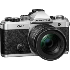 Online OM-3 Mirrorless Digital Camera with 12-45mm f/4 PRO Lens (Silver) Mirrorless