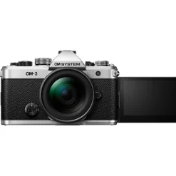 Online OM-3 Mirrorless Digital Camera with 12-45mm f/4 PRO Lens (Silver) Mirrorless