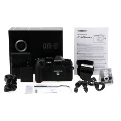 Online OM-D E-M1 Mark II 4/3s Digital Camera Body - Black (Open Box) Mirrorless