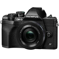 New OM-D E-M10 Mark IV Mirrorless Micro Four Thirds Digital Camera with 14-42mm Lens (Black) Mirrorless