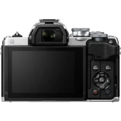 Fashion OM-D E-M10 Mark IV Mirrorless Micro Four Thirds Digital Camera Body (Silver) with M. Zuiko Digital ED 14-42mm f/3.5-5.6 II Micro 4/3 Lens (Silver) Mirrorless