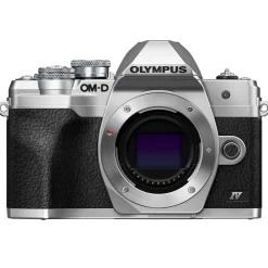 Fashion OM-D E-M10 Mark IV Mirrorless Micro Four Thirds Digital Camera Body (Silver) with M. Zuiko Digital ED 14-42mm f/3.5-5.6 II Micro 4/3 Lens (Silver) Mirrorless