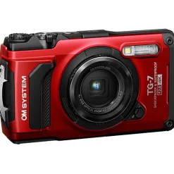 Hot Tough TG-7 Digital Camera (Red) with LI-92B Rechargeable Lithium-Ion Battery Point & Shoot