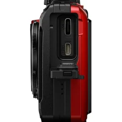 Hot Tough TG-7 Digital Camera (Red) with LI-92B Rechargeable Lithium-Ion Battery Point & Shoot