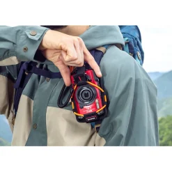 Hot Tough TG-7 Digital Camera (Red) with LI-92B Rechargeable Lithium-Ion Battery Point & Shoot