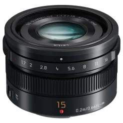Discount LUMIX G Leica DG Summilux 15mm f/1.7 Lens (Black) Wide Angle