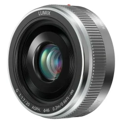 Online LUMIX G 20mm f/1.7 II Lens (Silver) Wide Angle