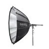 Fashion 55 in. Deep Parabolic Reflector with Focus Mount Pro and Cage Mount Strobe Adapter for Profoto Octagonal Soft Boxes