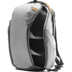 Fashion Everyday Backpack Zip (Ash, 15L) Camera Bags