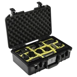 Fashion 1485 Air Case with Padded Dividers (Black) Hard Cases & Large Bags