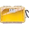 Best 1050 Watertight Micro Hard Case  (Clear Yellow) Hard Cases & Large Bags