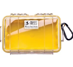 Best 1050 Watertight Micro Hard Case  (Clear Yellow) Hard Cases & Large Bags