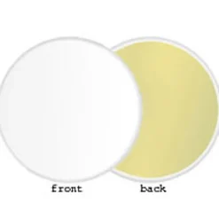 New Soft Gold/White Reversible LiteDisc 42" Collapsible Reflector Collapsible Reflectors
