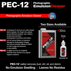 New PEC-12 Photographic Emulsion Cleaner (2 oz Bottle) Cleaning Supplies