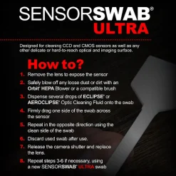 New Sensor Swab ULTRA Type 1 (Box of 12) Cleaning Supplies