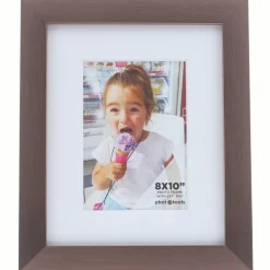 Sale 8 x 10" Photo Frame with 5 x 7" Mat Opening (Bronze) Frames Albums