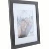 Online 11 x 14" Photo Frame with 8 x 10" Mat Opening (Black) Frames Albums