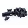 Hot Swivel Adapter with 3 Cold Shoes Light Stand Accessories