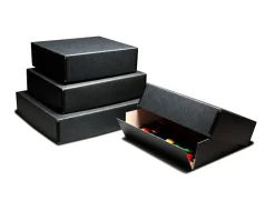 Online 8x10x3in. Drop-Front Metal Edge Box - Black Portfolios Archival Storage