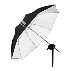 New Shallow White Umbrella (Small, 33 In.) Lighting Umbrellas