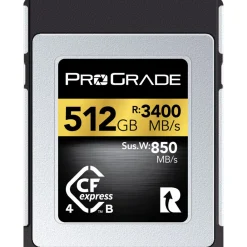 New 512GB CFexpress 4.0 Type B Gold Memory Card Memory Cards|Memory Cards