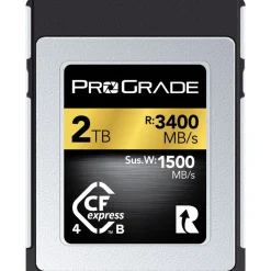 Outlet 2TB CFexpress 4.0 Type B Gold Memory Card Memory Cards|Memory Cards