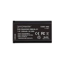 Clearance DMW-BLJ31 Lithium-Ion Replacement Battery Batteries & Adapters