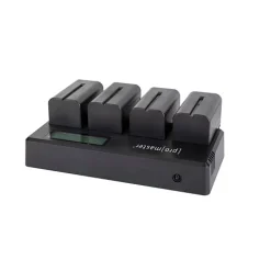 Online Quad Charger with 4 NP-F770 Batteries Batteries & Adapters