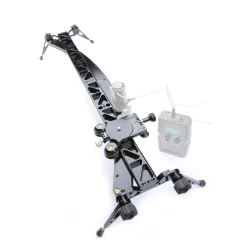 Fashion 36 In. Interview Video Slider with Straight Track & 8 Ft. Curve Track Camera Support Systems