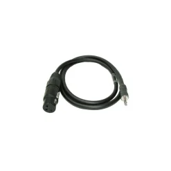 Best 3 ft. 3-Pin XLR Female to 1/8 in. Stereo Mini Male Audio Cables