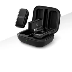 Best Wireless Micro 2-Person Ultracompact Wireless Microphone System with USB-C Connector (2.4 GHz, Black) Wireless Audio Systems