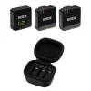 Best Wireless GO 2-Person Compact Digital Wireless Microphone System/Recorder - Gen 3 (2.4 GHz, Black) with Charge Case+ Wireless Audio Systems