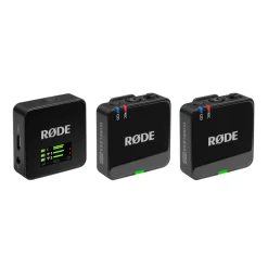 Best Wireless GO 2-Person Compact Digital Wireless Microphone System/Recorder - Gen 3 (2.4 GHz, Black) with Charge Case+ Wireless Audio Systems