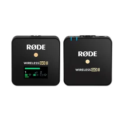 Hot Wireless GO II Single Compact Digital Wireless Microphone System/Recorder (2.4 GHz) with Lavalier GO Omnidirectional Lavalier Microphone Microphones