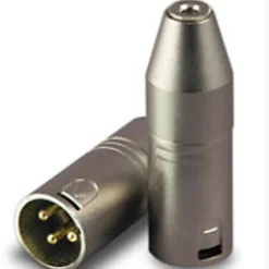 Online XLR Adapter for VideoMic - Mini Female to XLR Male Audio Cables