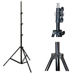 Clearance 8ft 4 Sec. Medium Light Stand Light Stands
