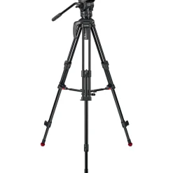 Fashion 75/2 Mark II Aluminum Tripod System with Ace M Head & Mid-Level Spreader Video Tripods & Supports