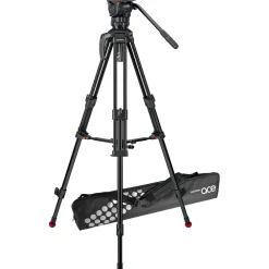 Fashion 75/2 Mark II Aluminum Tripod System with Ace M Head & Mid-Level Spreader Video Tripods & Supports
