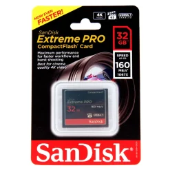 Sale 32GB Extreme Pro CompactFlash Memory Card (160MB/s) Memory Cards|Memory Cards