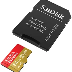 Sale 64GB Extreme UHS-I microSDXC Memory Card with SD Adapter Memory Cards|Memory Cards