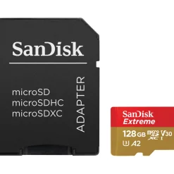 Fashion 128GB Extreme UHS-I microSDXC Memory Card with SD Adapter Memory Cards|Memory Cards